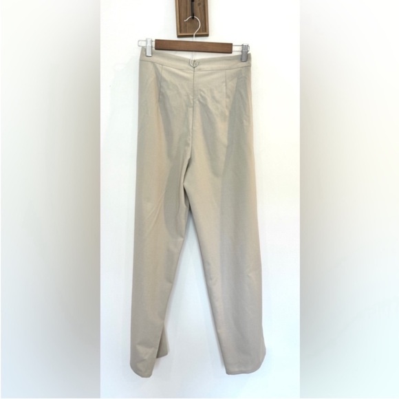 Anthropologie SAGE The Label Dress Pants Wide Leg S Belted Pockets High Waisted - Picture 3 of 14